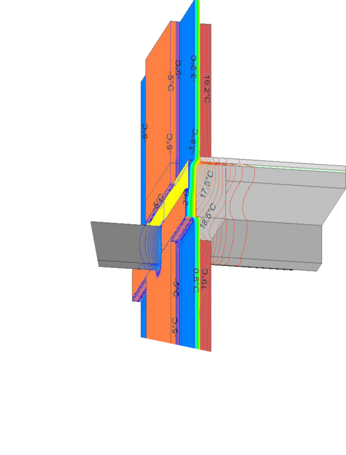 freie ingenieure bau - 3D Wärmebrücke iso